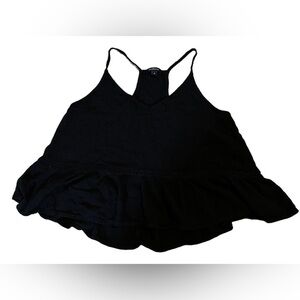 Black Flowy Tank